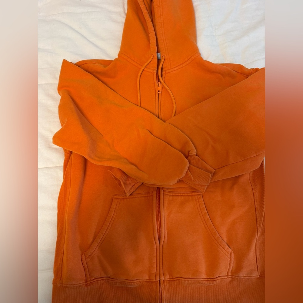 TNA CozyAF Vibrant Orange Fleece